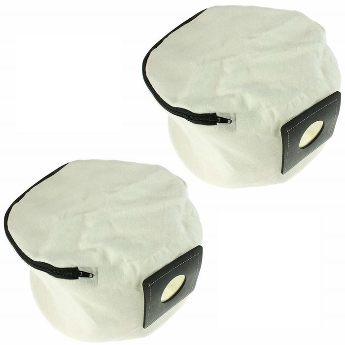 Reusable Zip Up Cloth Bag for Numatic Henry Hetty Vacuum Cleaner (Pack of 2)