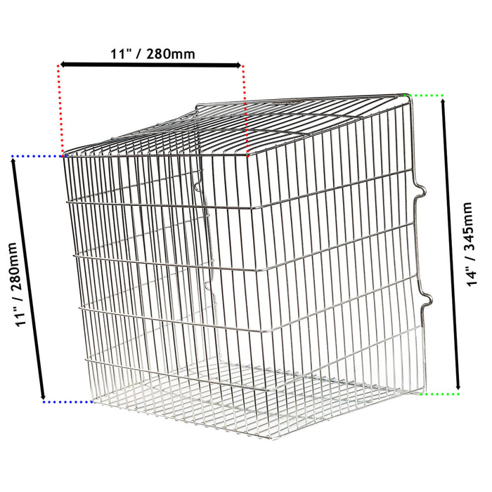 Anti Theft Security Cage Alarm Outdoor Lighting Box Guard 11 x 11 x 10.5"