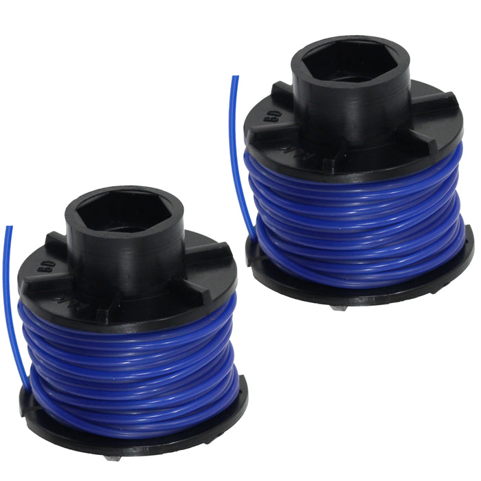 10m Line & Spool for Black & Decker Strimmer Trimmer (Pack of 2)