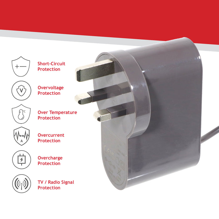 Battery Charger Power Cable Plug for Dyson SV03 SV05 ERP SV06 Vacuum Cleaner