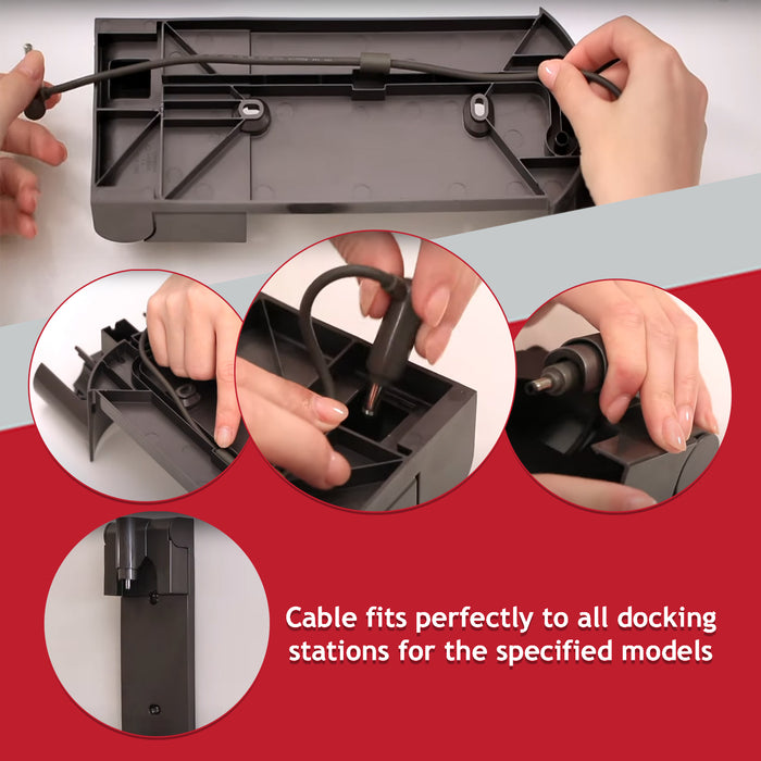 Battery Charger Power Cable Plug for Dyson SV03 SV05 ERP SV06 Vacuum Cleaner