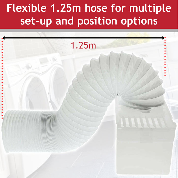 Condenser Vent Box & Hose Kit for Tricity Bendix Tumble Dryers (with Screw Clip)