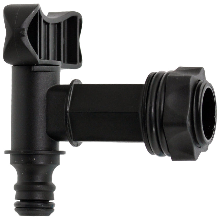 UNIVERSAL Water Butt Tap 3/4" BSP Quick Connect Rain Barrel Home Brew Beer x 2
