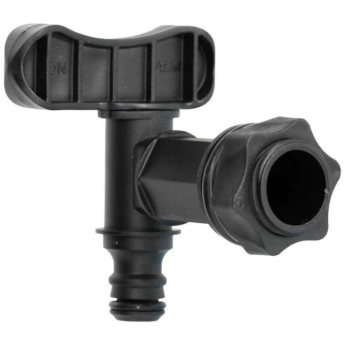 UNIVERSAL Water Butt Tap 3/4" BSP Quick Connect Rain Barrel Home Brew Beer x 2