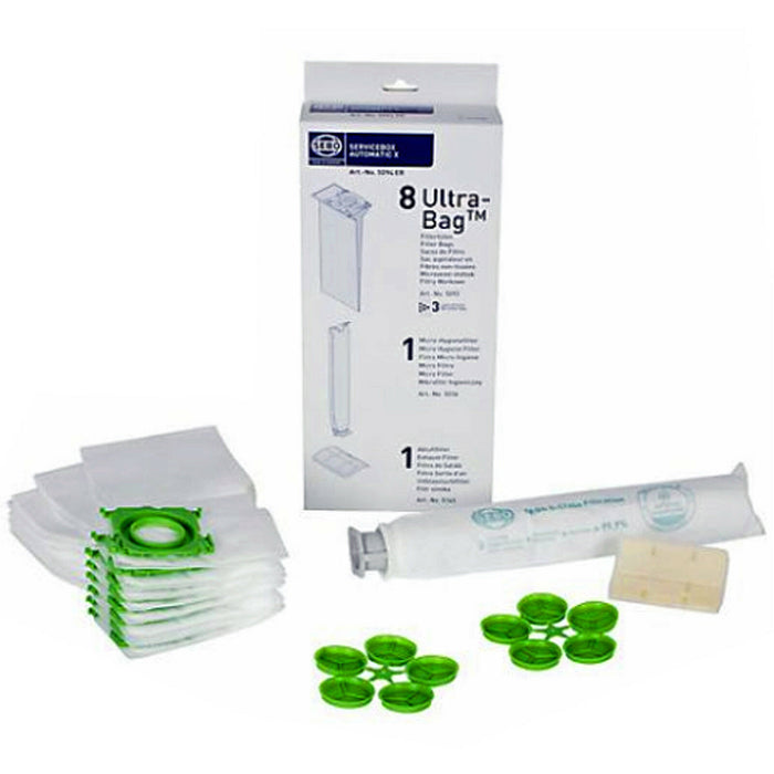 SEBO X XP2 XP3 X1 X2 X3 X4 X5 Extra Vacuum 8 Bags Filter Service Kit 5094ER