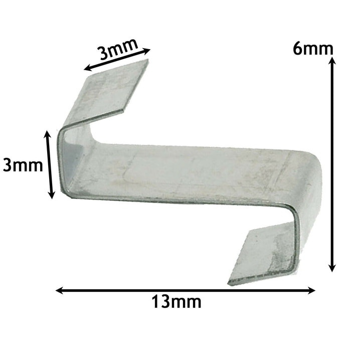 Greenhouse Z Clips Aluminium Glass Glazing 10mm Overlap Lap Clamp 