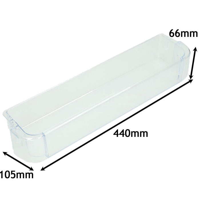 Whirlpool Fridge Freezer Lower Door Bottle Shelf Clear Plastic Tray 481010464935 C00324475