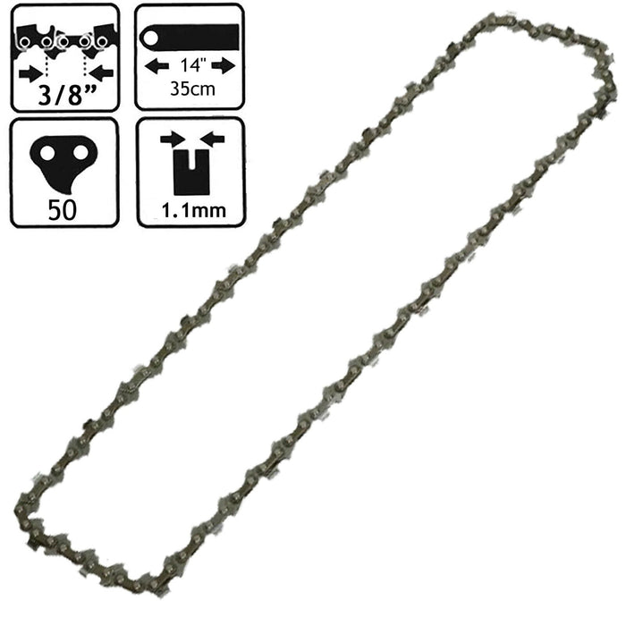 Chainsaw Chain 50 Drive Link 35cm 14" for RYOBI CS1835 Saw x 2