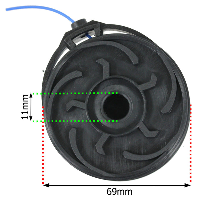 8m Spool & Line for BOSCH ART 23 25 26 COMBITRIM EASYTRIM Strimmer Trimmer