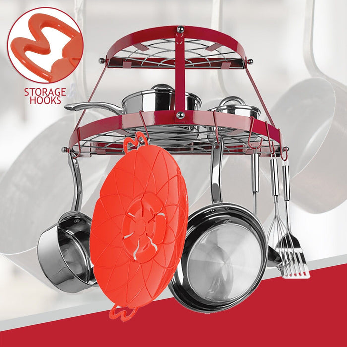 Pan Lid Spill Stopper Silicone Pot Steamer Saucepan Cover Anti Boiling Overflow Protector