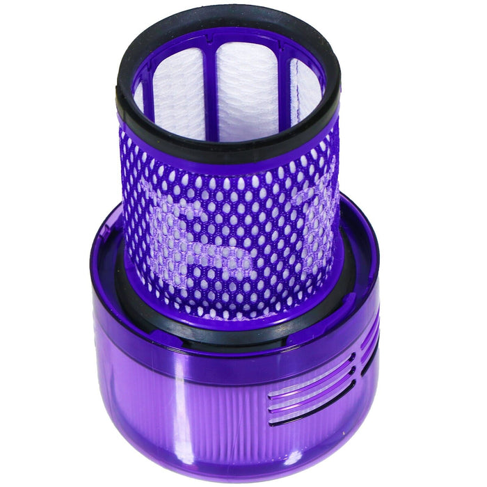 Dyson V12 SV20 SV30 Detect Slim HEPA Vacuum Filter Washable Reusable 971517-01 + Cleaning / Dusting Brush