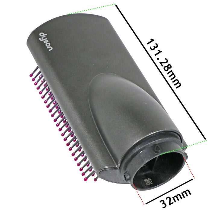 Dyson Airwrap Soft Smoothing Brush Hair Styler Nickel / Fuchsia Pink 970417-01