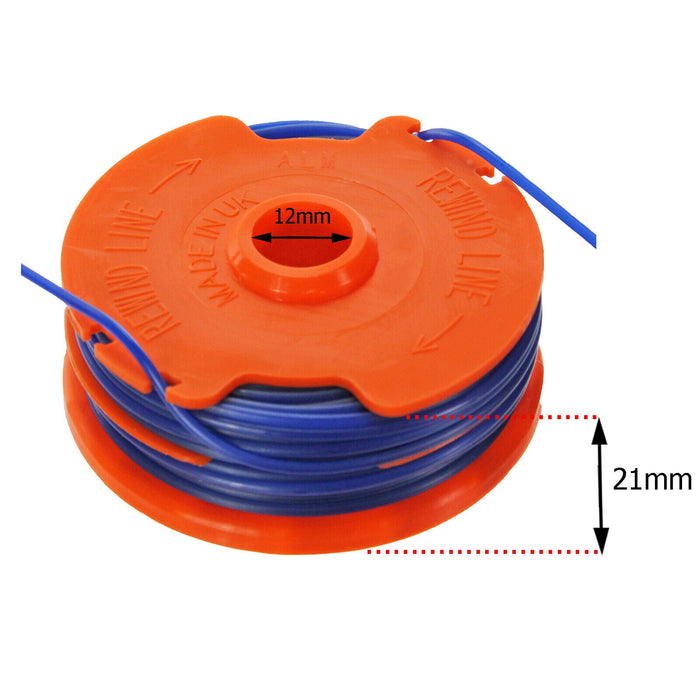 Dual Strimmer Line Spool Head Base Cover Cap for MCGREGOR 350w MET3525 Trimmer
