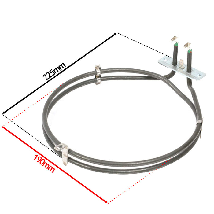 Heating Element for Baumatic BC392.2TCSS BC392SS Fan Oven Cooker (2400w)