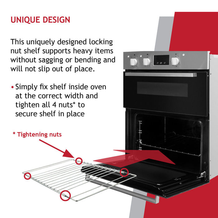 Universal Adjustable Extendable Oven Shelf (310 x 360-590mm)