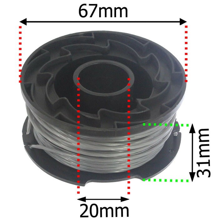 Strimmer Line Spool for Black & Decker GL315 GL337 GL350 GL500 GL600 GL650 GL655 GL660 GL670 GL675 GL680 GL685 GL690 GL5530
