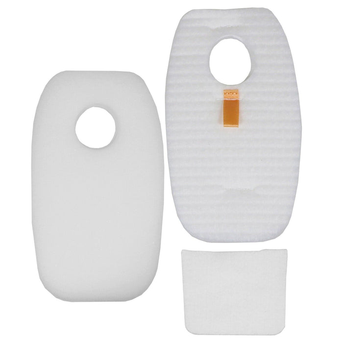 Foam Filter Kit for Shark Rocket HV380 HV380UK HV381 HV382 HV383 HV384Q Vacuum Cleaner (3 Filters)