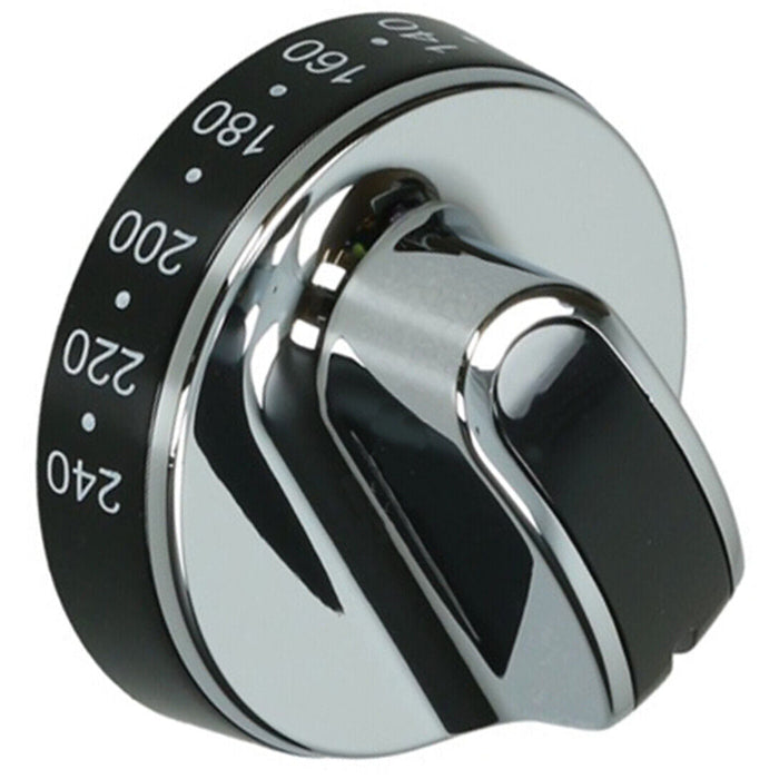 NEW WORLD Temperature Knob Oven Switch Silver 601EDO 444442687 STOVES BELLING 083157008