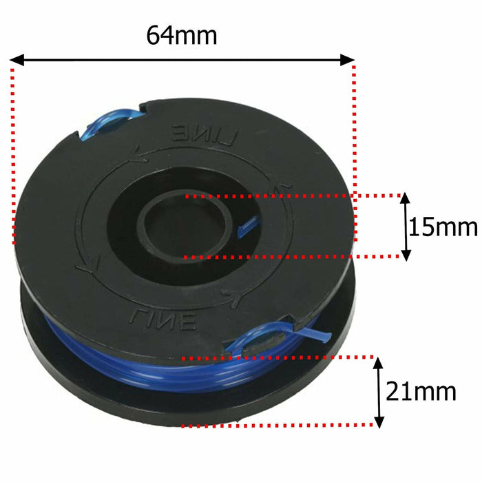 5m Twin Line & Spool for QUALCAST GT2826 Strimmer Trimmer