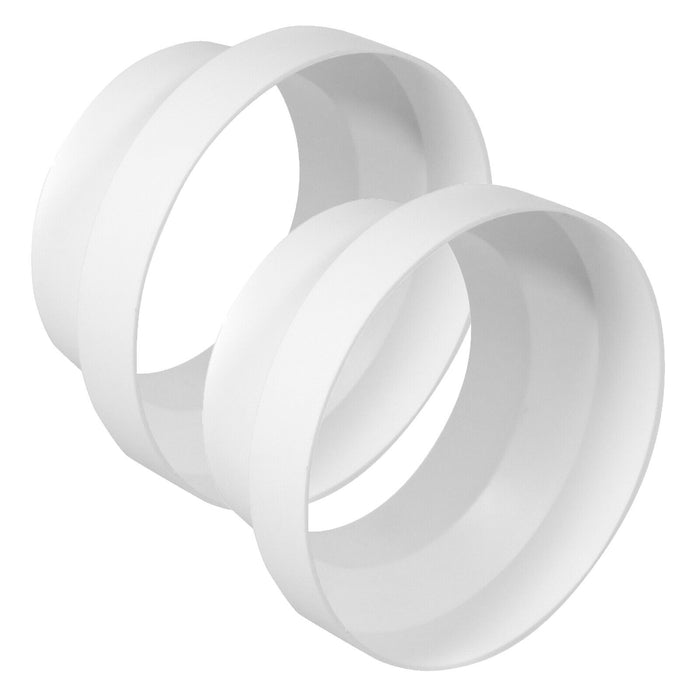 Universal Tumble Dryer Vent Kit Non Return Flap Exterior Wall Venting (Brown, 4" / 100mm)