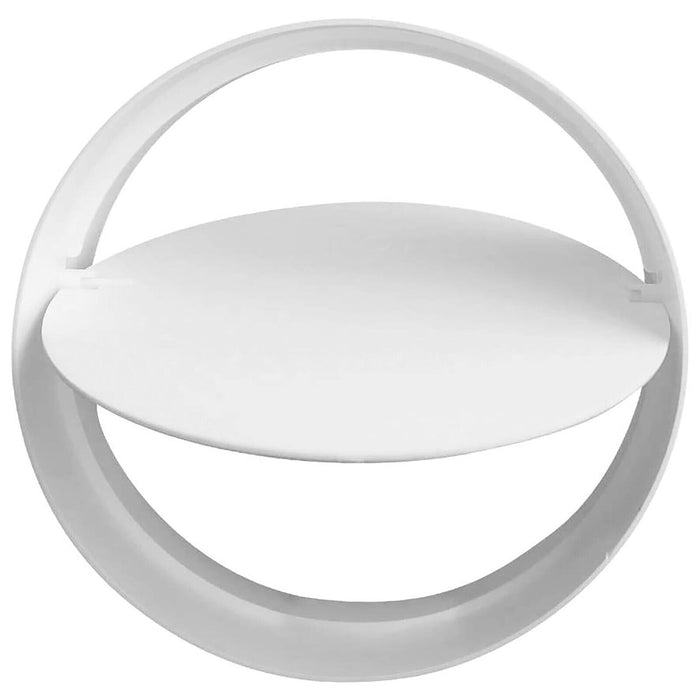 Universal Tumble Dryer Vent Kit Non Return Flap Exterior Wall Venting (White, 4" / 100mm)