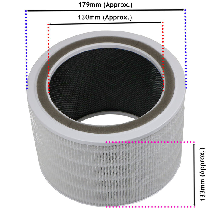 HEPA Filter for Levoit Core 200S 200S-RF Air Purifier