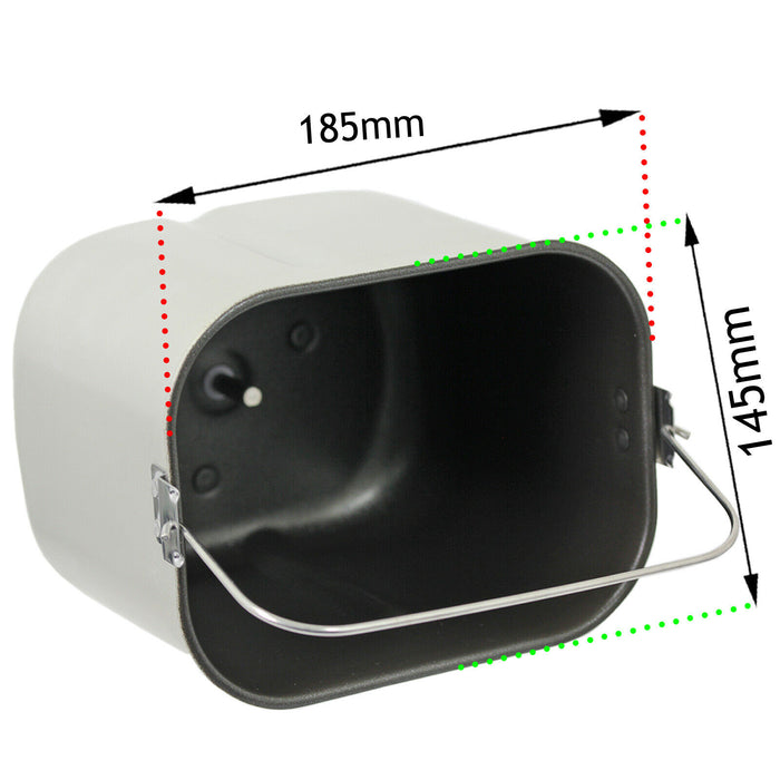 Baking Pan for Morphy Richards Breadmaker + Kneading Blade Arm 48319 48320 48321