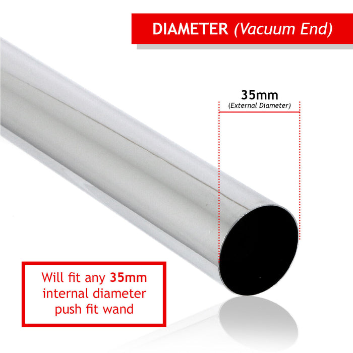Vacuum Cleaner Telescopic Rod Extension Tube Pipe for Parkside (35mm)