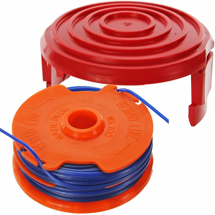 Dual Strimmer Line Spool Head Base Cover Cap for MCGREGOR 350w MET3525 Trimmer
