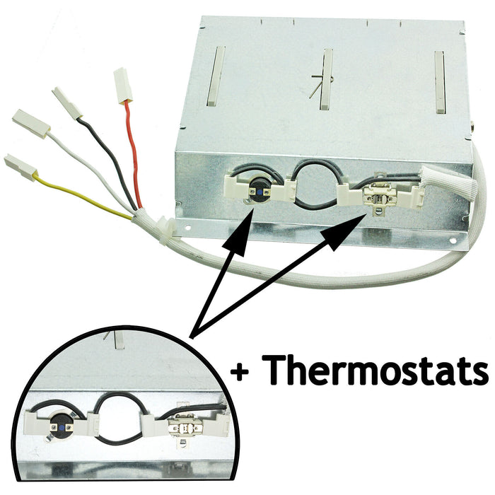Heater Element & Thermostats for Candy Tumble Dryer (2400W)
