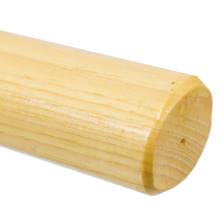 Lump Club Sledge Hammer Heavy Duty Hickory Wood Shaft Hardened Steel Head Long Grip Handle (4lb / 2kg)