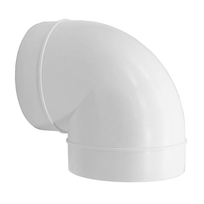 Hydroponics Bend Elbow Duct 90 Degree Vent Hose Pipe Tube Male Ducting Grow Room Connector (6" / 150mm)