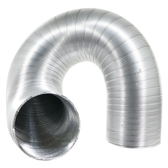Semi Rigid Aluminium Hose Duct Flexible Exhaust Pipe (5" / 127mm x 1.5m)