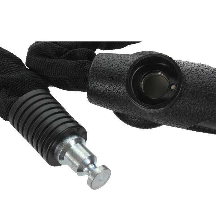 Security Sleeve Chain Lock Heavy Duty Hardened Steel with Nylon Cover (90cm / 3ft)