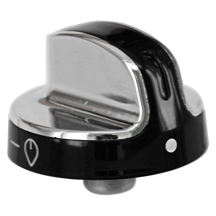 Stoves Gas Knob Hob Switch Burner Flame Chrome New World Belling 083157007