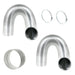 Air Conditioning 5" 3 Metre Duct Kit (2 x Vent Hoses + Hose Connector + 2 x Clips)