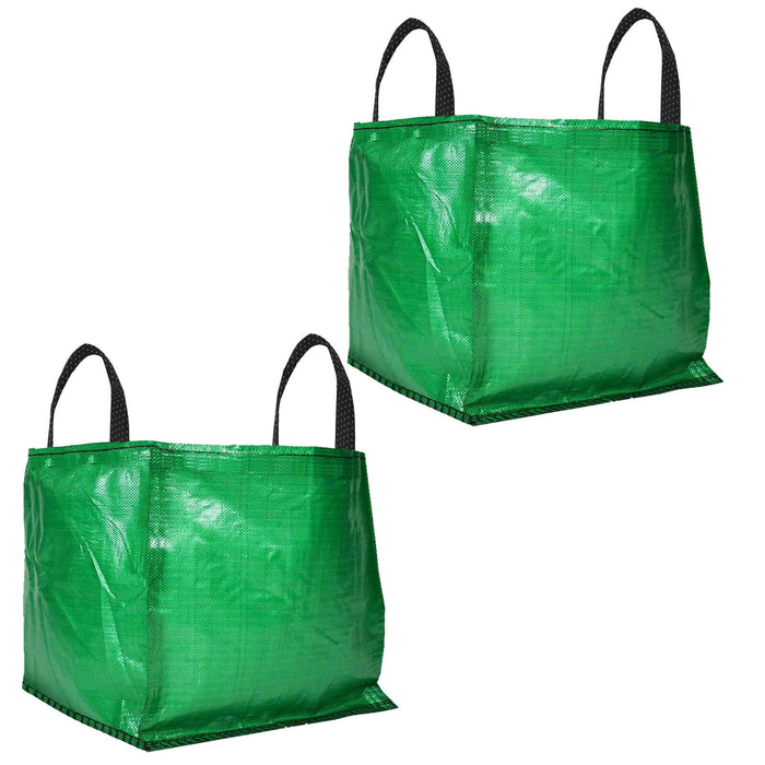 Garden Shredder Collection Bag Cover Waste Sack Reusable 120L 45 x 45 x 60 cm (Pack of 2)