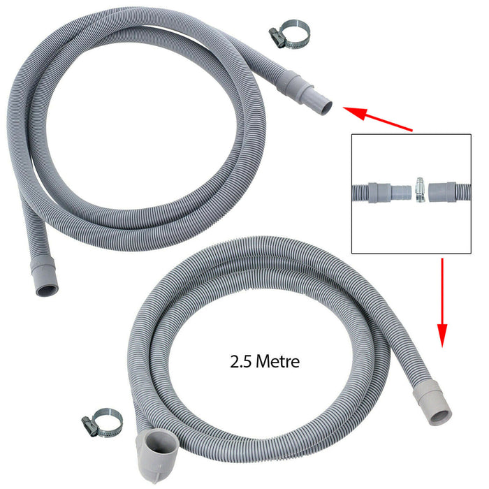 Fill Hose + Drain Hose Extension Set for MIELE Washing Machine & Dishwasher 5m + 5m (+ PTFE Tape)