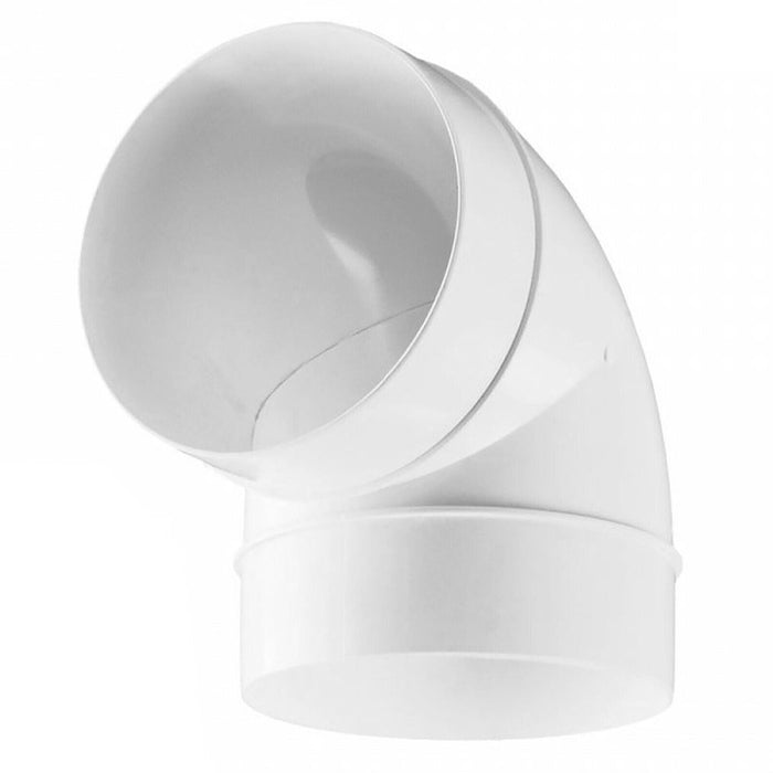 Hydroponics Bend Elbow Duct 90 Degree Vent Hose Pipe Tube Male Ducting Grow Room Connector (4" / 100mm)