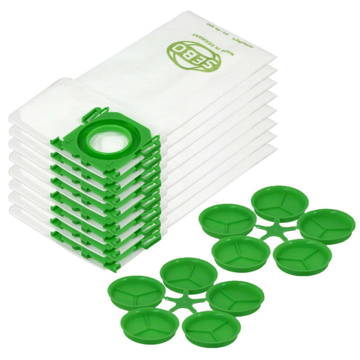 SEBO Exhaust Micro Filter + 24 Bags X7 X8 AUTOMATIC Upright Vacuum 52038ER 5093ER