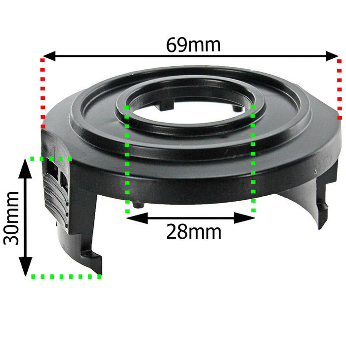 Strimmer Line Spool Cover Kit for SOVEREIGN N1F GT220-C GT250-C N1F-GT-220/250-C