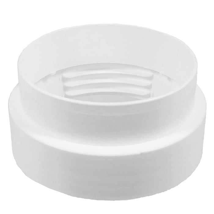 Tumble Dryer Vent Adaptor Threaded Female Duct Hose Outlet Connector (4" / 100mm)