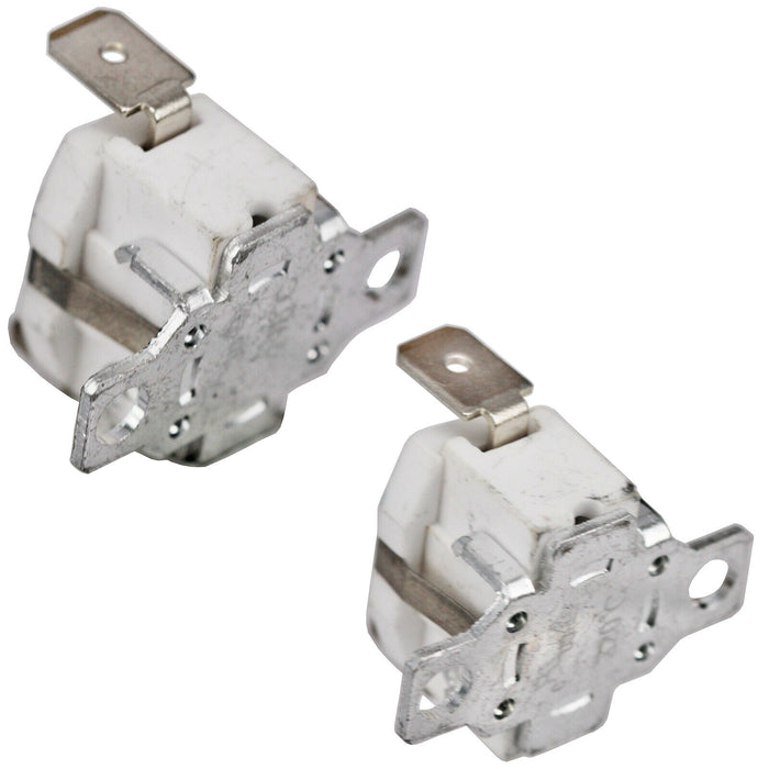 Heater Thermostats Kit for IGNIS AWL 200 203 204 230 Tumble Dryers (Pack of 2)