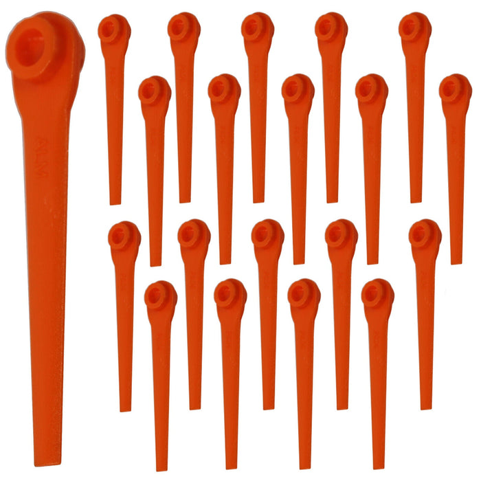 Plastic Blades for Gardena AccuCut Comfort Cut Li EasyCut 18/23R Trimmer x 20