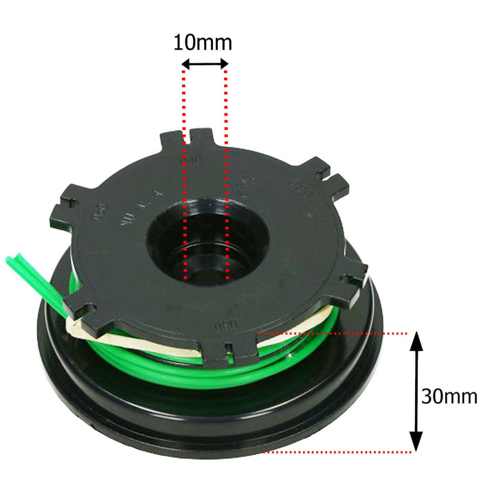Spool & Line for FLYMO MCCULLOCH Strimmer MT270X MT280X MT300X MT302X