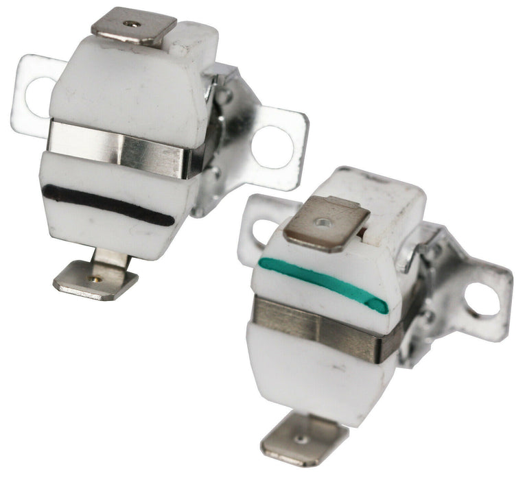 Heater Thermostats Kit for IGNIS AWL 200 203 204 230 Tumble Dryers (Pack of 2)