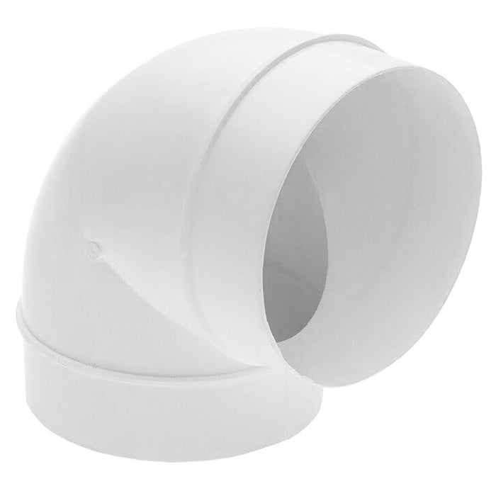 Cooker Hood Bend Elbow Duct 90 Degree Vent Hose Pipe Tube Male Ducting Connector (6" / 150mm)