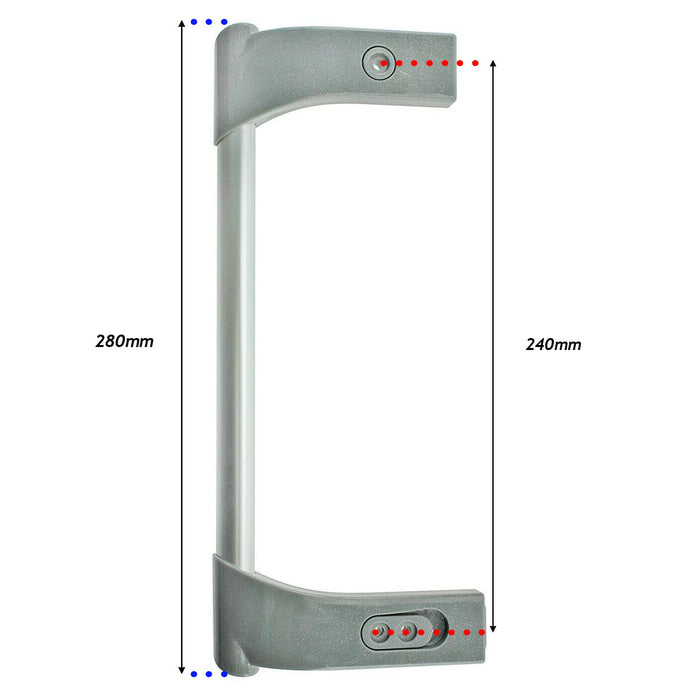 Door Handle for HOTPOINT FZ150G FZFM151G FZFM171P RZS150G Fridge Freezer Granite