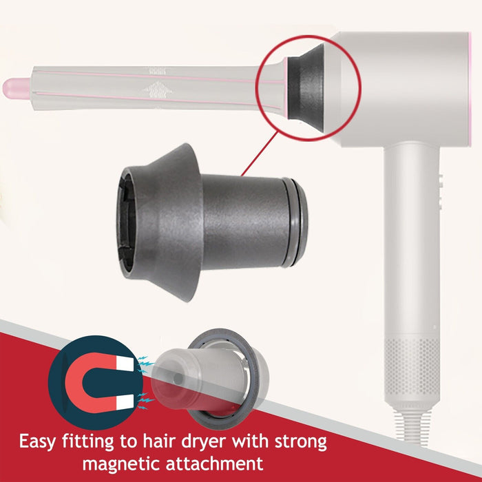Airwrap Curling / Styling Adaptor for Dyson Supersonic HD01 HD02 HD03 HD04 HD07 HD08 Hair Dryer