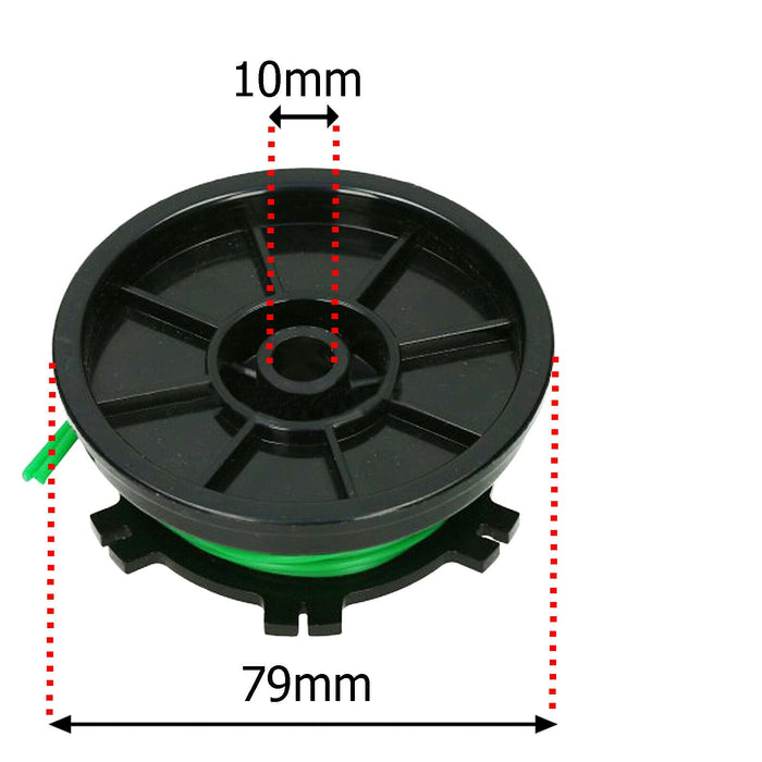 Spool & Line for FLYMO MCCULLOCH Strimmer MT270X MT280X MT300X MT302X
